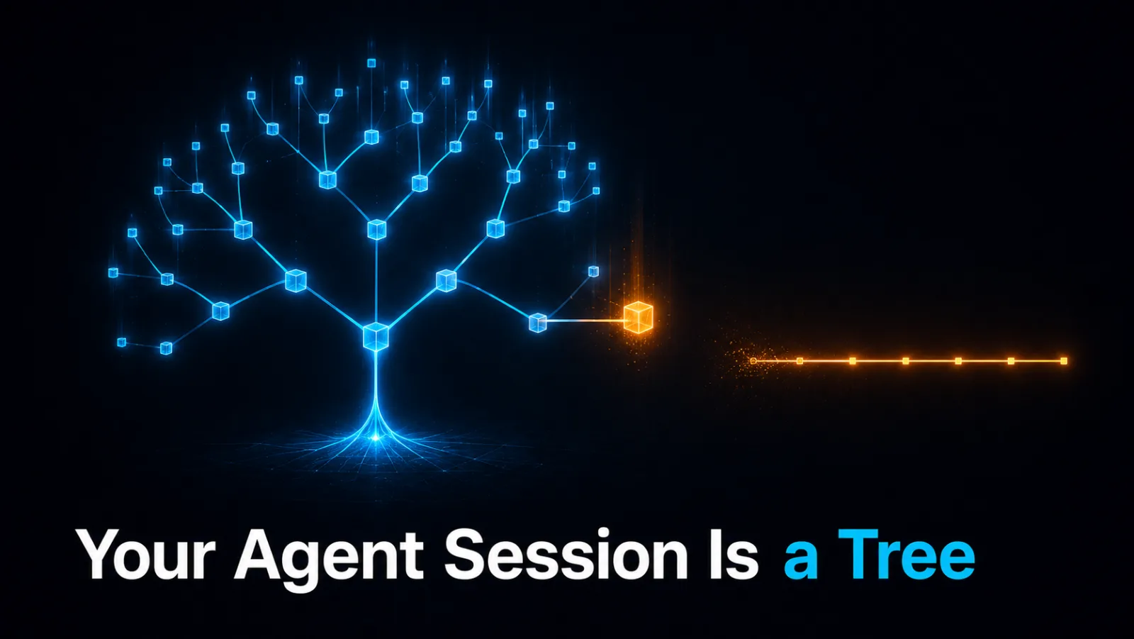 Your Agent Session Is a Tree. Your Code Thinks It Is a List.