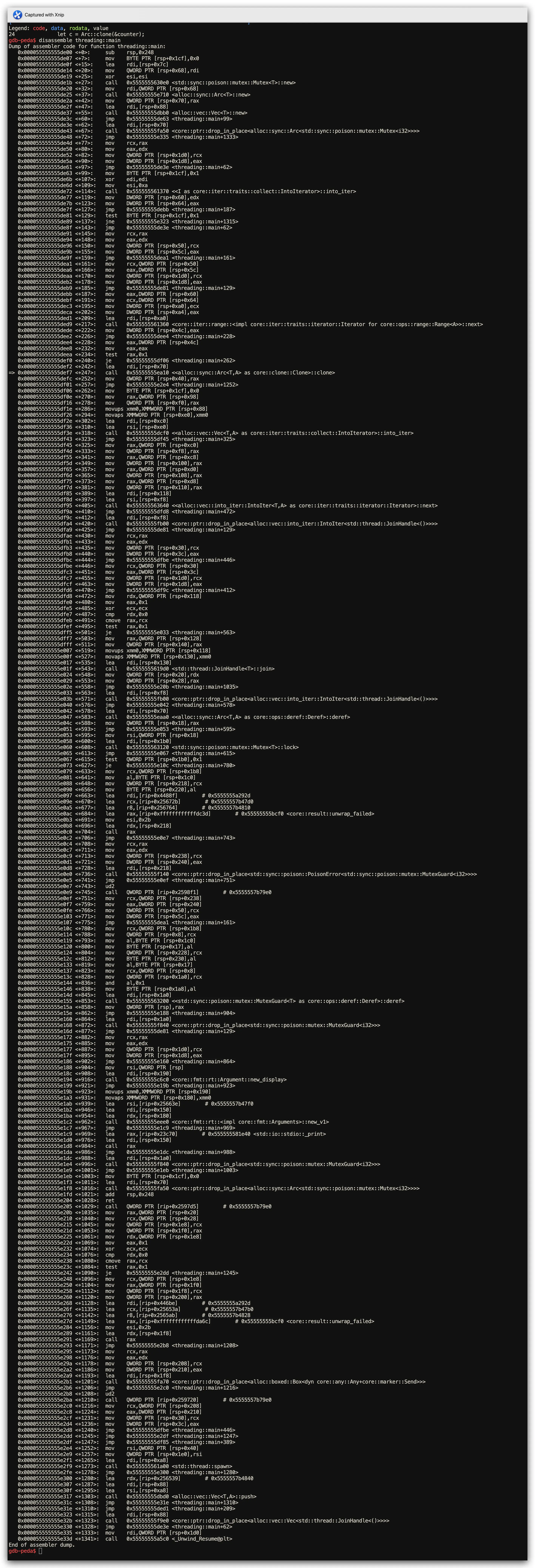 Rust thread safety