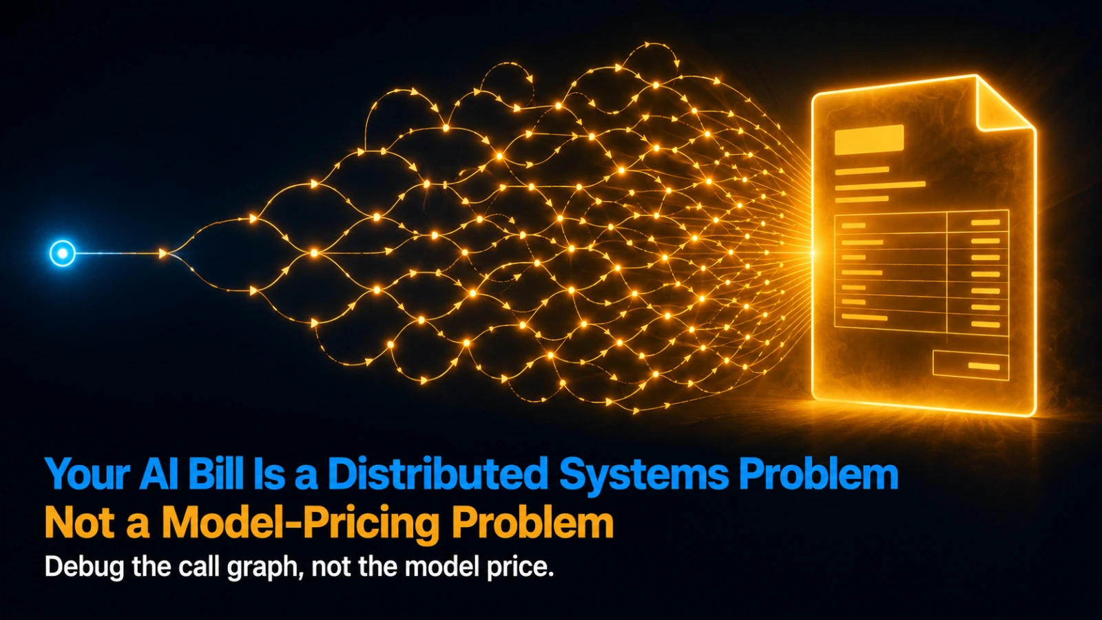 Your AI Bill Is a Distributed Systems Problem, Not a Model-Pricing Problem